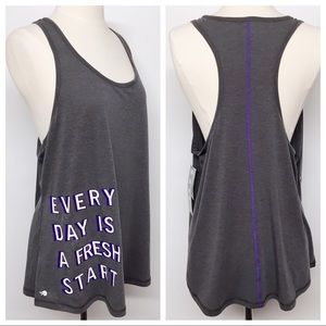 Ideology Every Day Is A Fresh Start Racer Tank Top